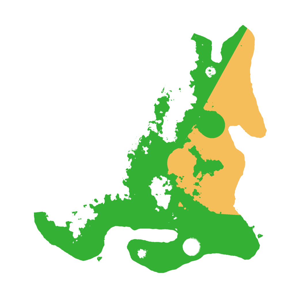 Biome Rust Map: Procedural Map, Size: 3000, Seed: 37465