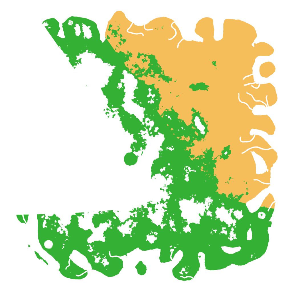 Biome Rust Map: Procedural Map, Size: 6000, Seed: 25871900