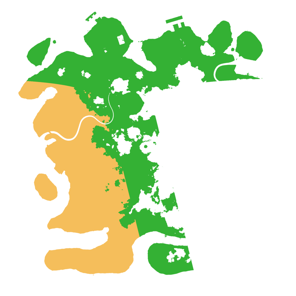 Biome Rust Map: Procedural Map, Size: 3500, Seed: 72216110