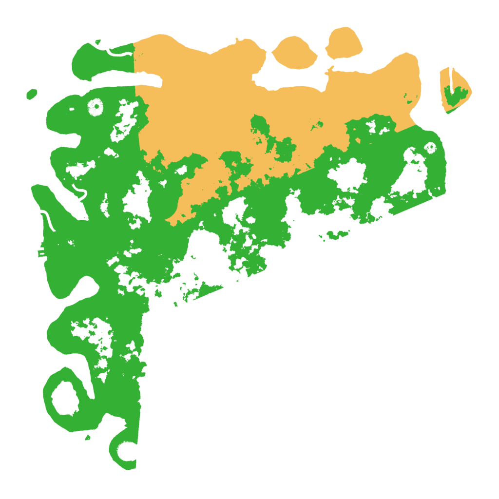Biome Rust Map: Procedural Map, Size: 4500, Seed: 4287956