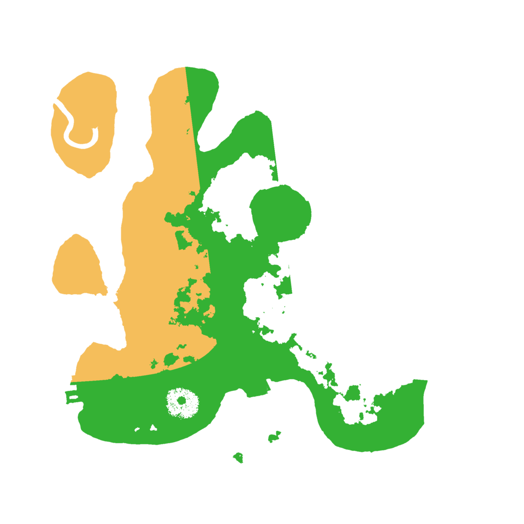 Biome Rust Map: Procedural Map, Size: 2500, Seed: 240050940