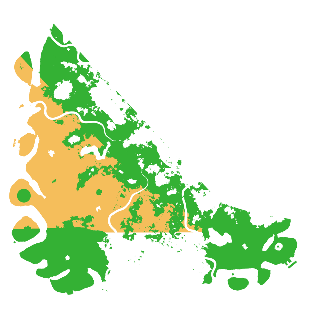 Biome Rust Map: Procedural Map, Size: 6000, Seed: 33297