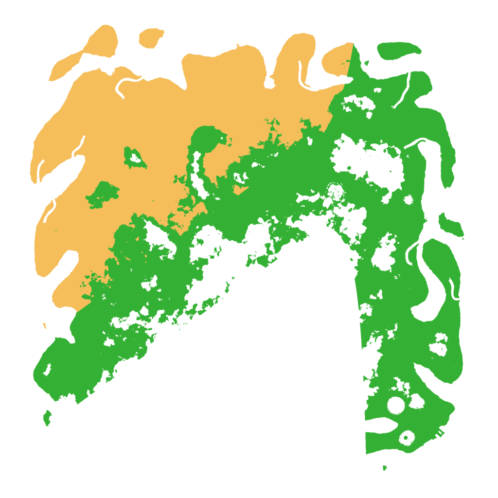 Biome Rust Map: Procedural Map, Size: 5000, Seed: 465475225