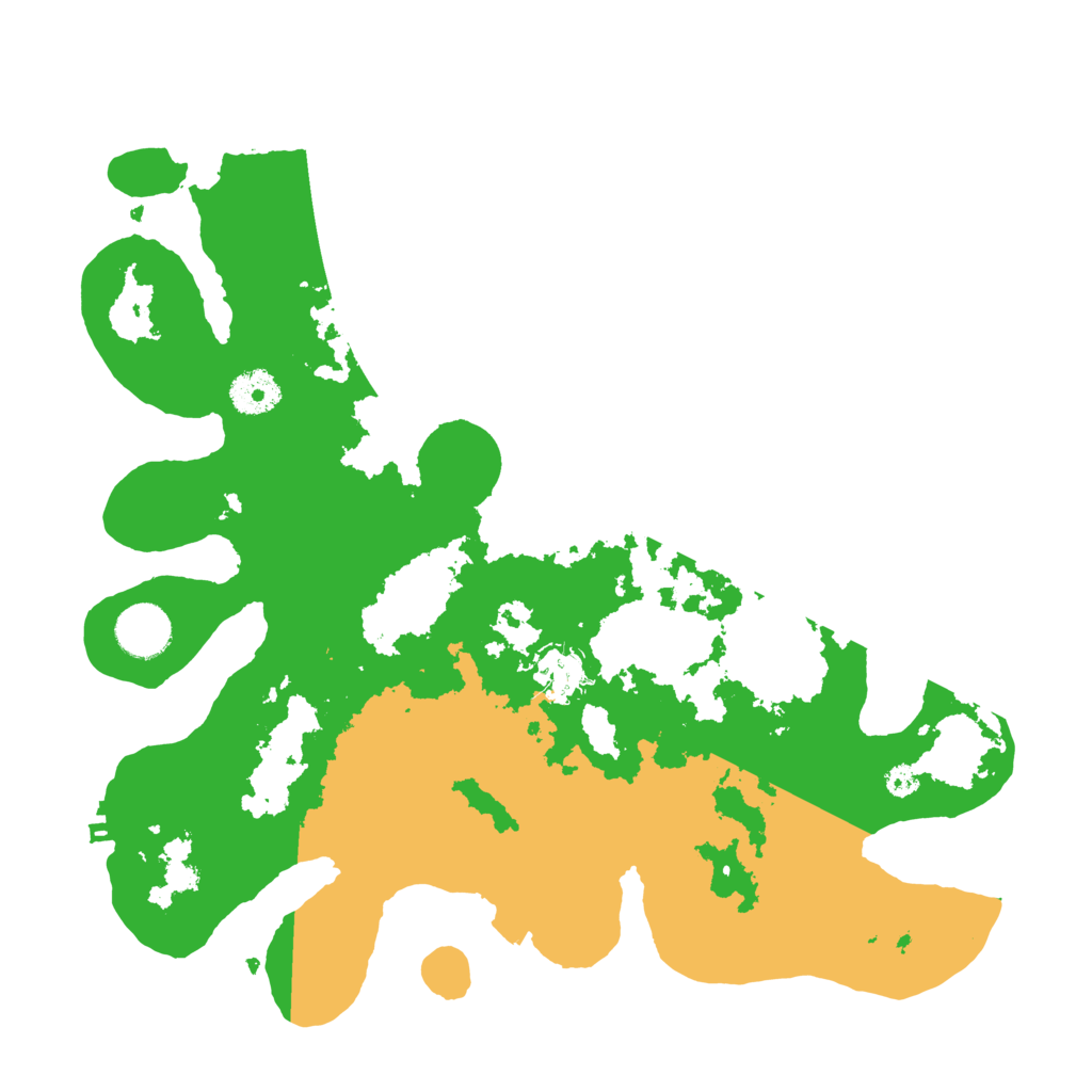 Biome Rust Map: Procedural Map, Size: 3500, Seed: 632484744