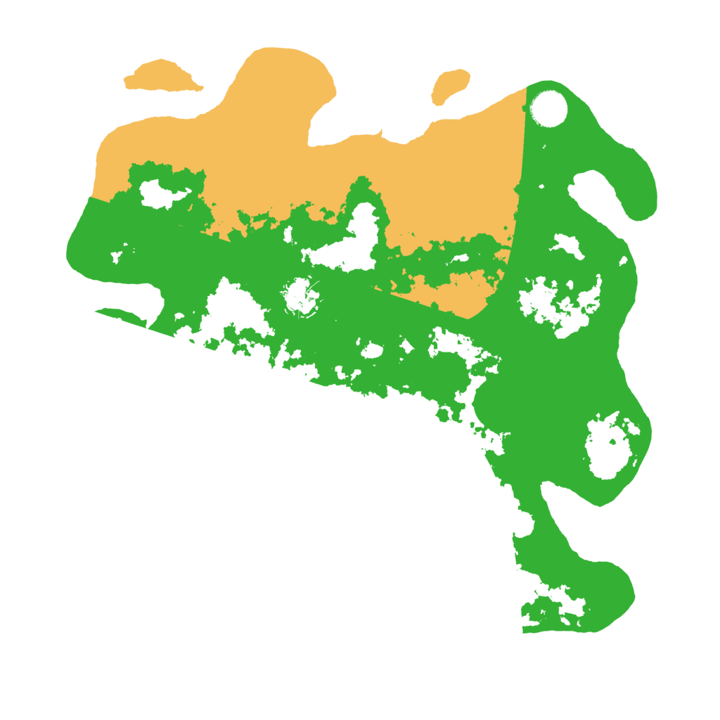 Biome Rust Map: Barren, Size: 3500, Seed: 22452078