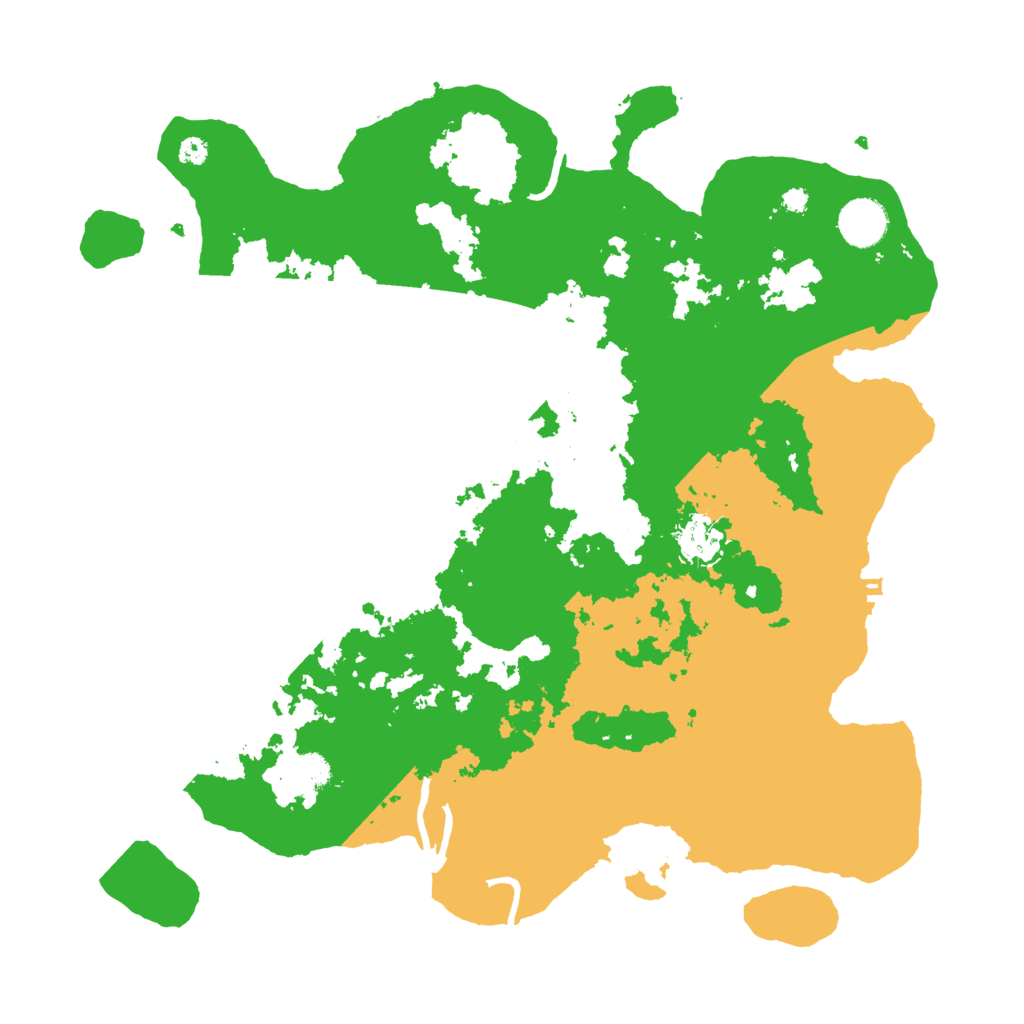 Biome Rust Map: Procedural Map, Size: 3700, Seed: 1494190503