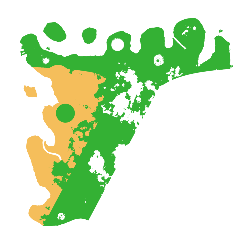 Biome Rust Map: Procedural Map, Size: 3500, Seed: 58020