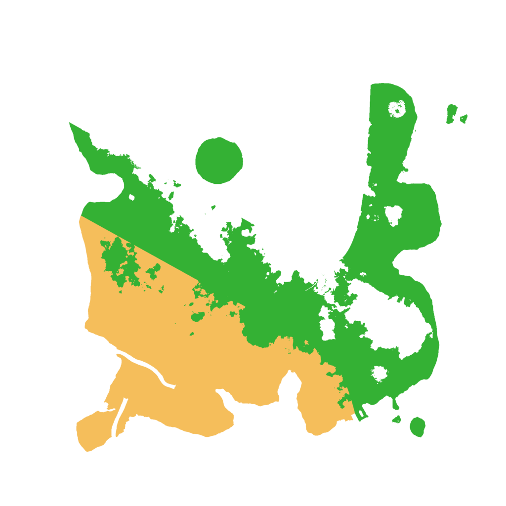 Biome Rust Map: Procedural Map, Size: 3000, Seed: 381318150