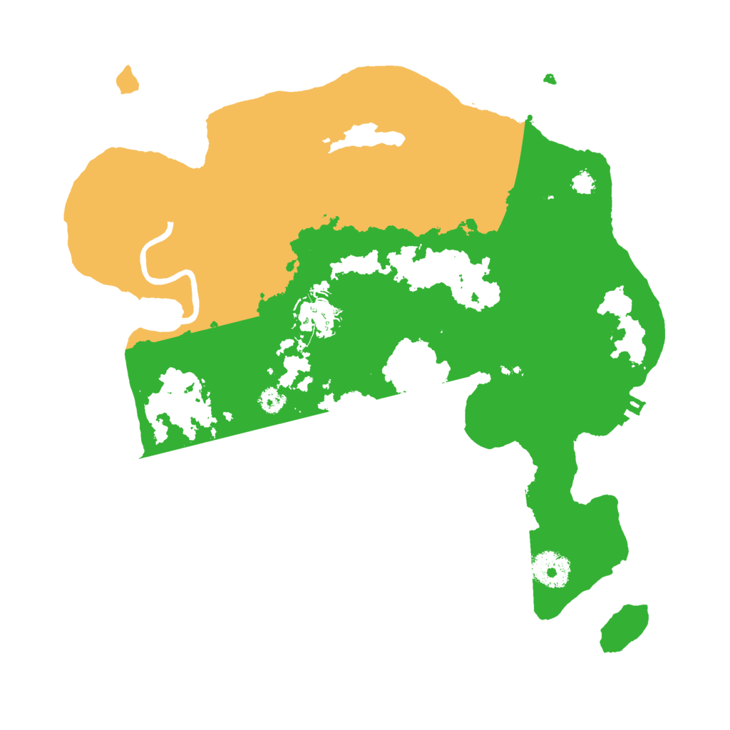 Biome Rust Map: Procedural Map, Size: 3000, Seed: 5836291