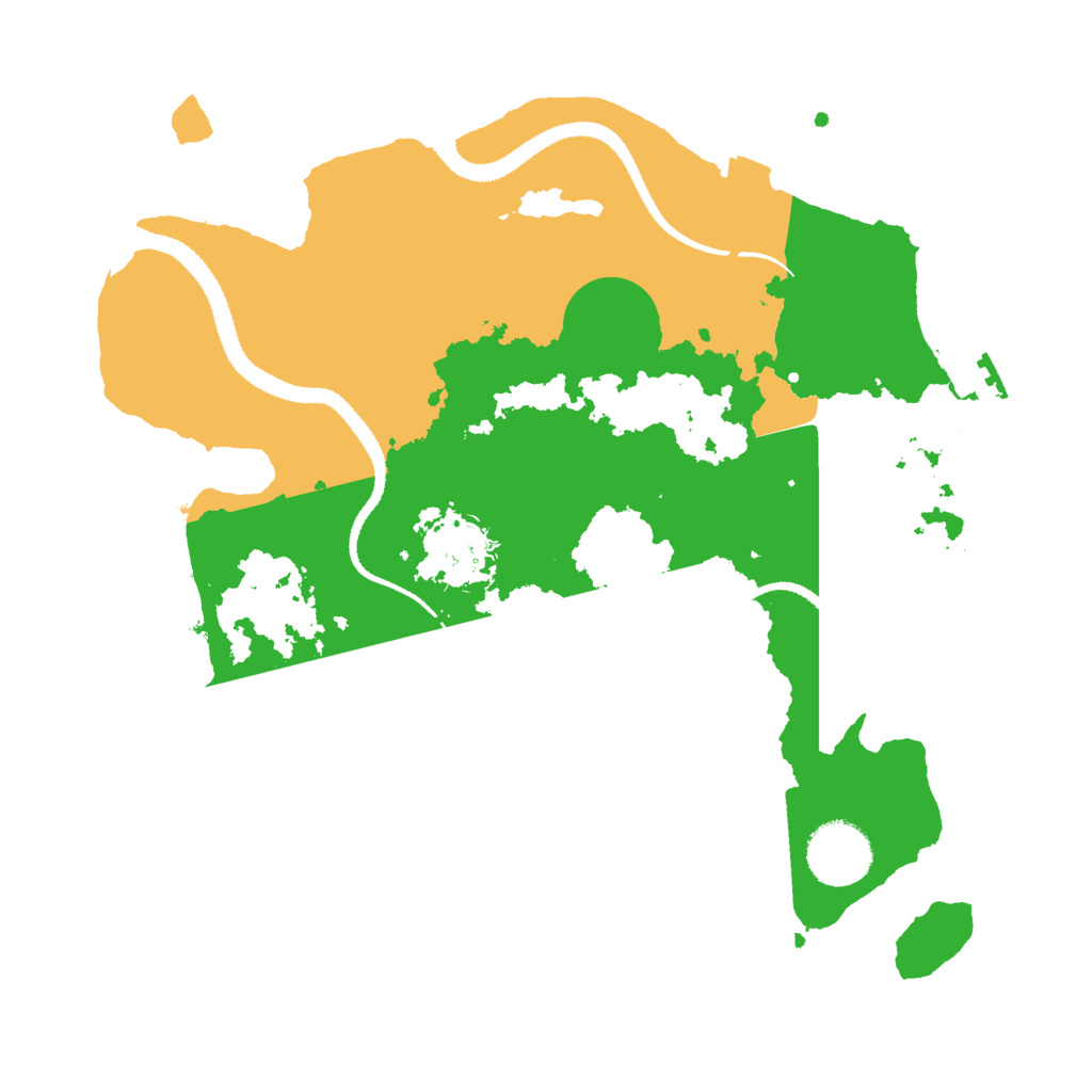 Biome Rust Map: Procedural Map, Size: 3000, Seed: 5836291