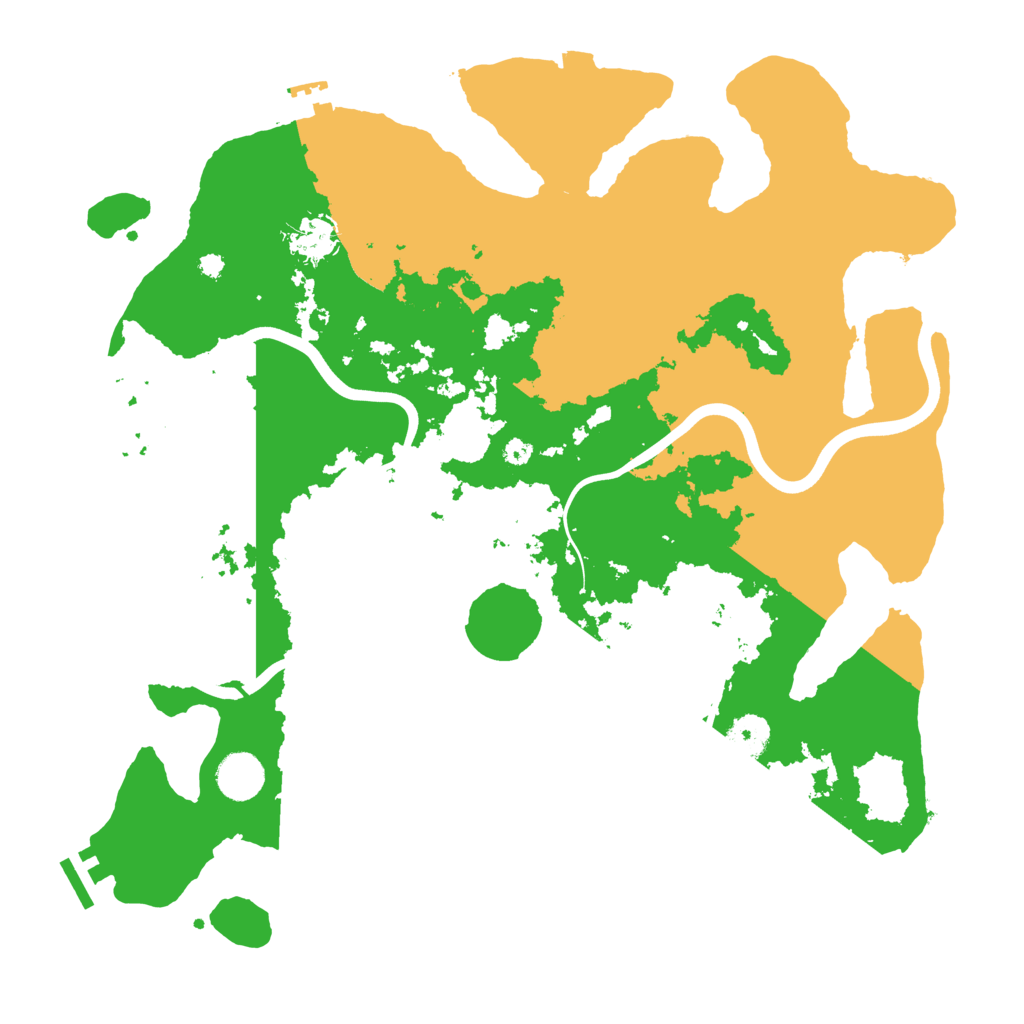 Biome Rust Map: Procedural Map, Size: 3850, Seed: 537965980