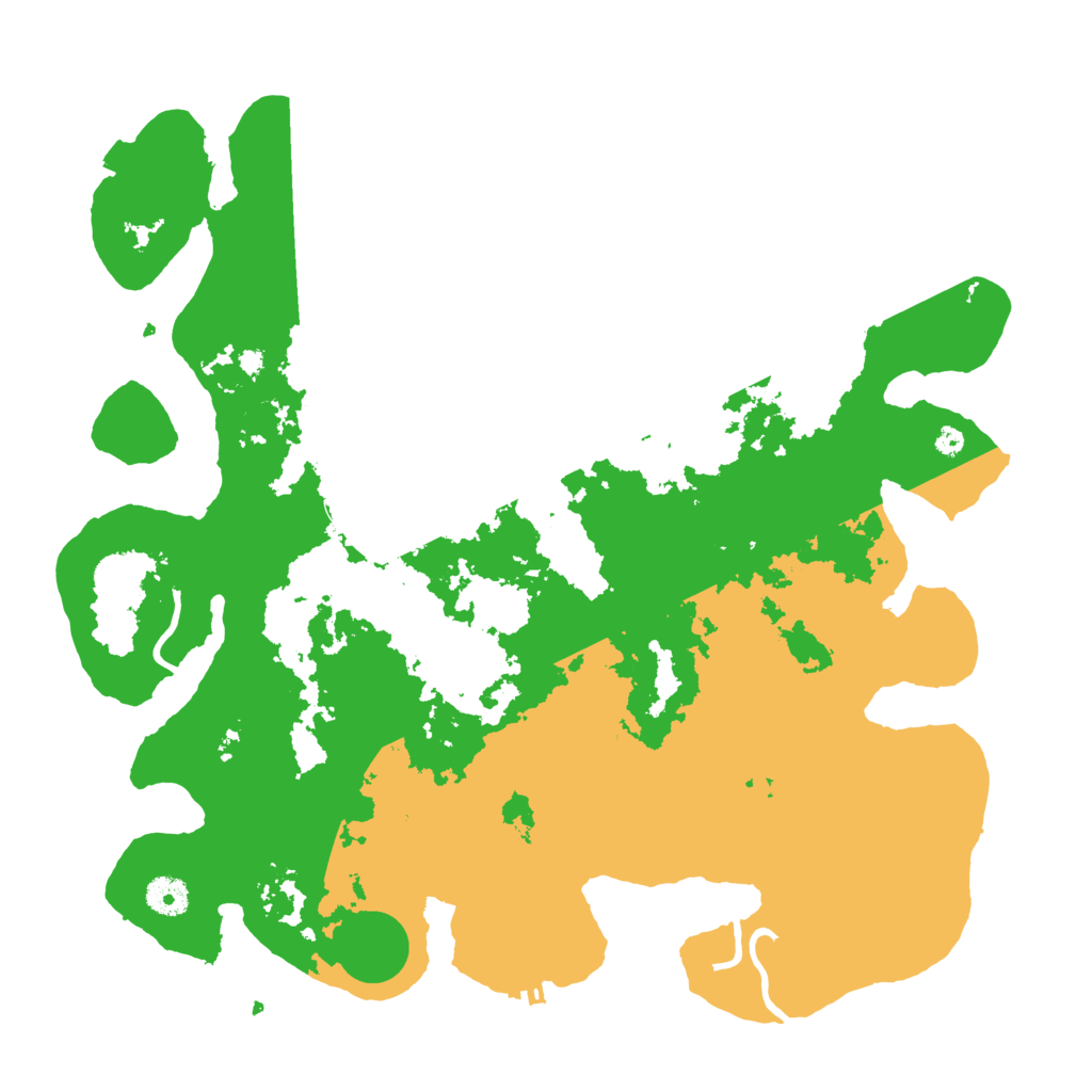 Biome Rust Map: Procedural Map, Size: 4000, Seed: 543096829