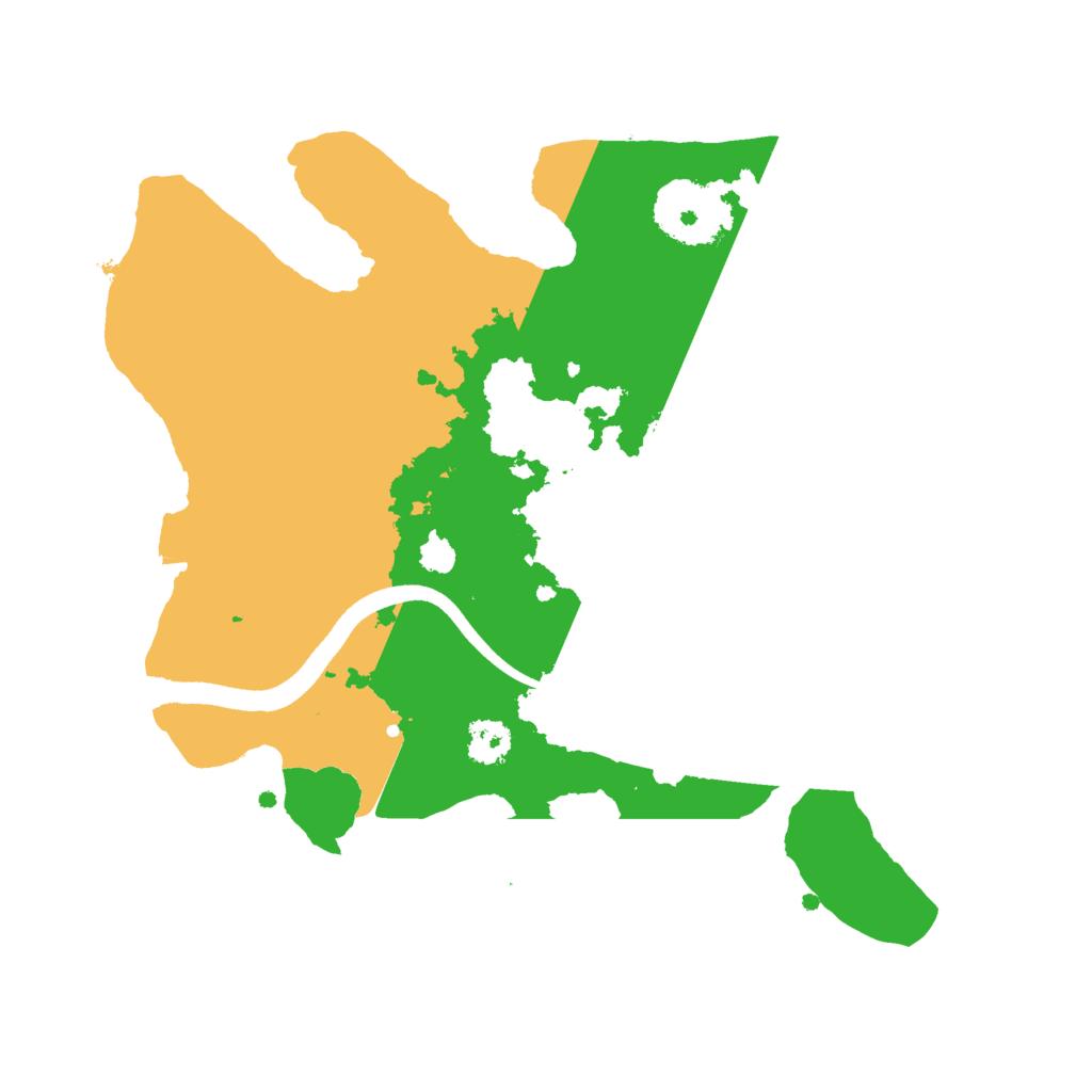 Biome Rust Map: Procedural Map, Size: 2500, Seed: 382942364