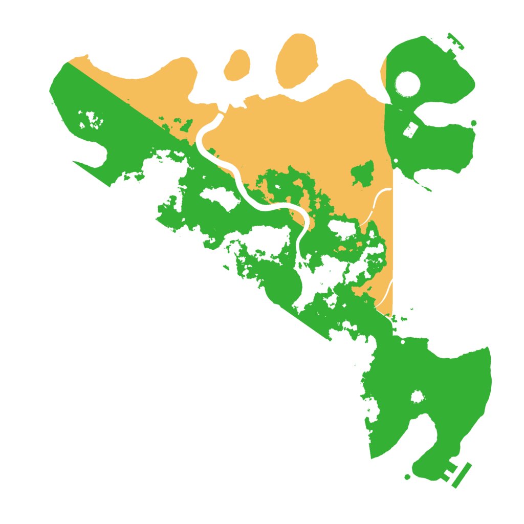 Biome Rust Map: Procedural Map, Size: 3700, Seed: 1886033478