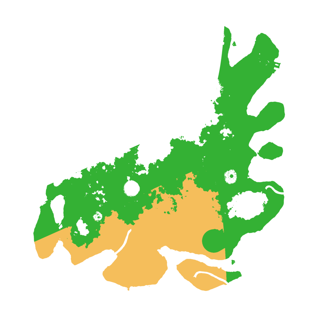 Biome Rust Map: Procedural Map, Size: 3500, Seed: 2123945204