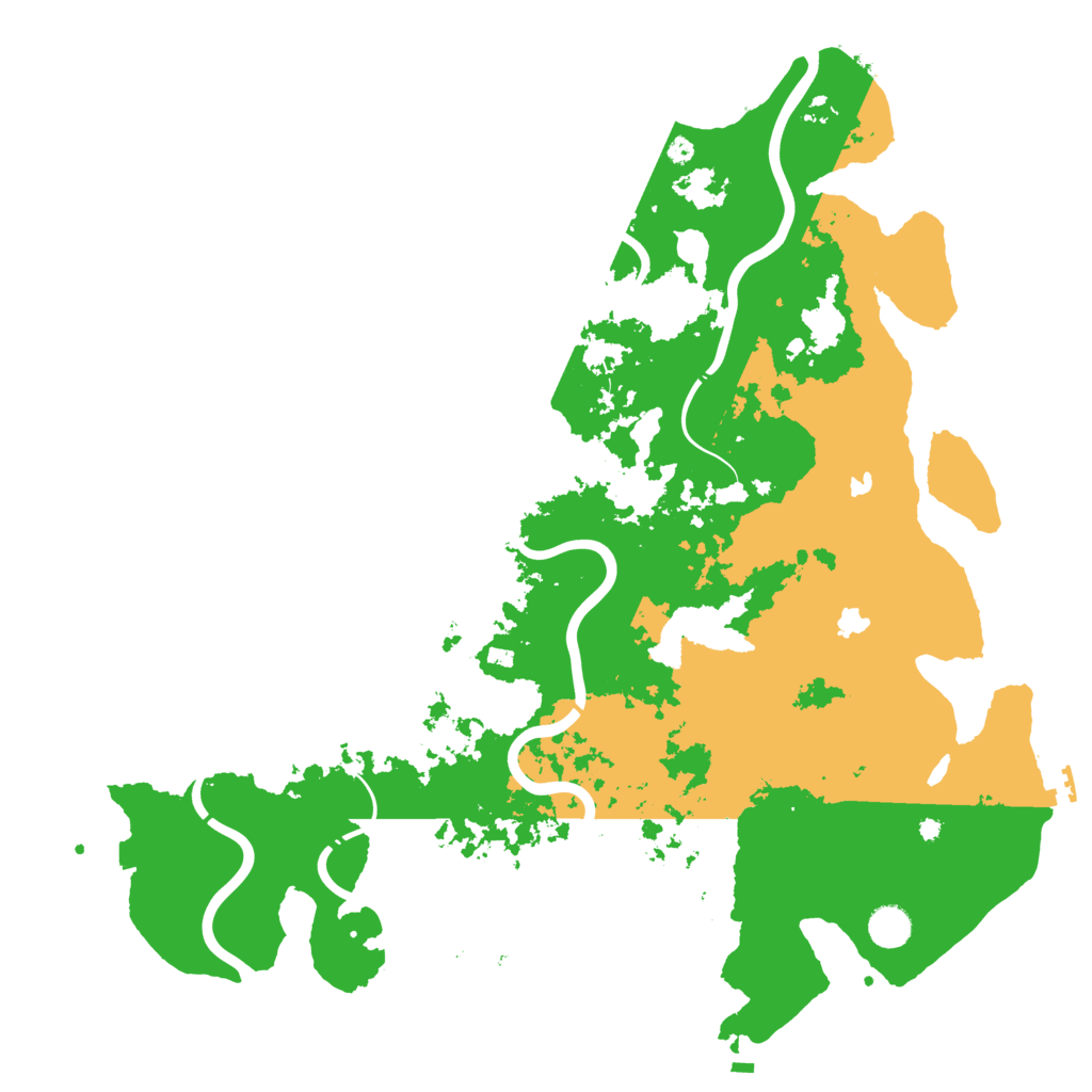 Biome Rust Map: Procedural Map, Size: 4500, Seed: 648947267
