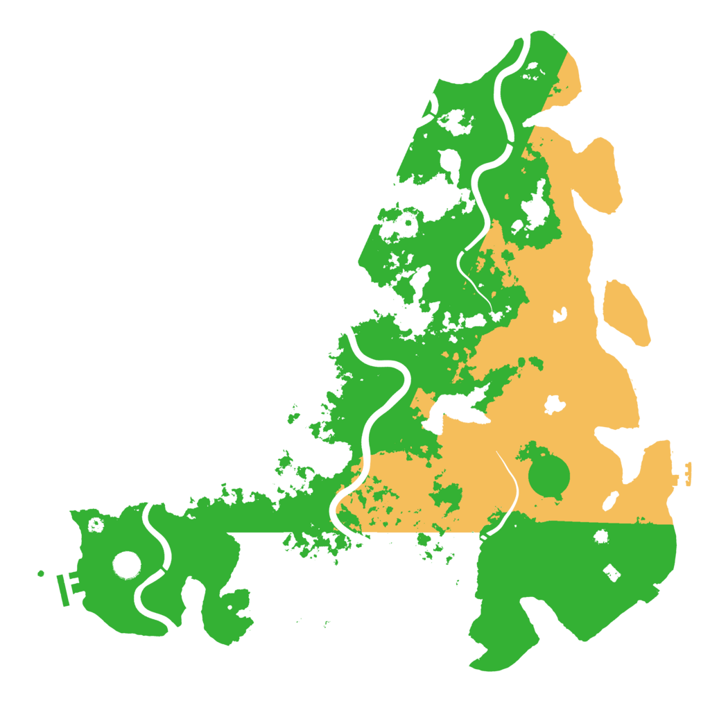 Biome Rust Map: Procedural Map, Size: 4500, Seed: 648947267