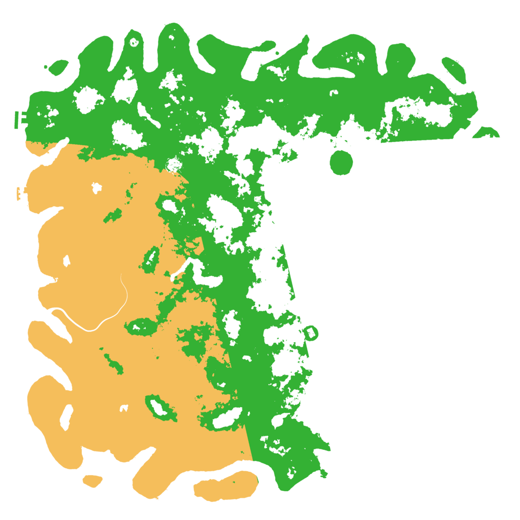 Biome Rust Map: Procedural Map, Size: 6000, Seed: 1934161717