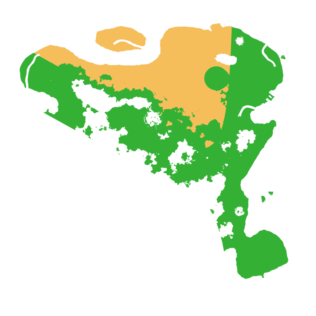 Biome Rust Map: Procedural Map, Size: 3500, Seed: 11255298