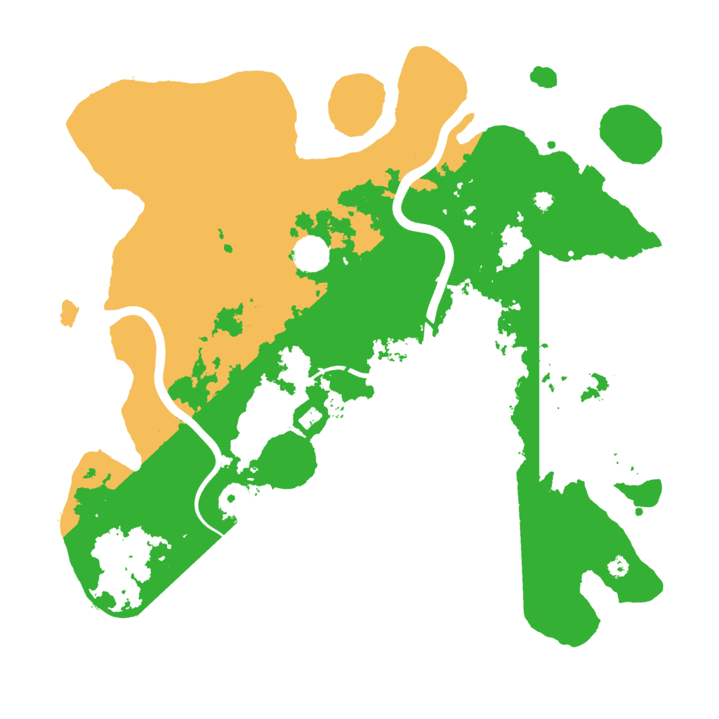 Biome Rust Map: Procedural Map, Size: 3550, Seed: 45123813