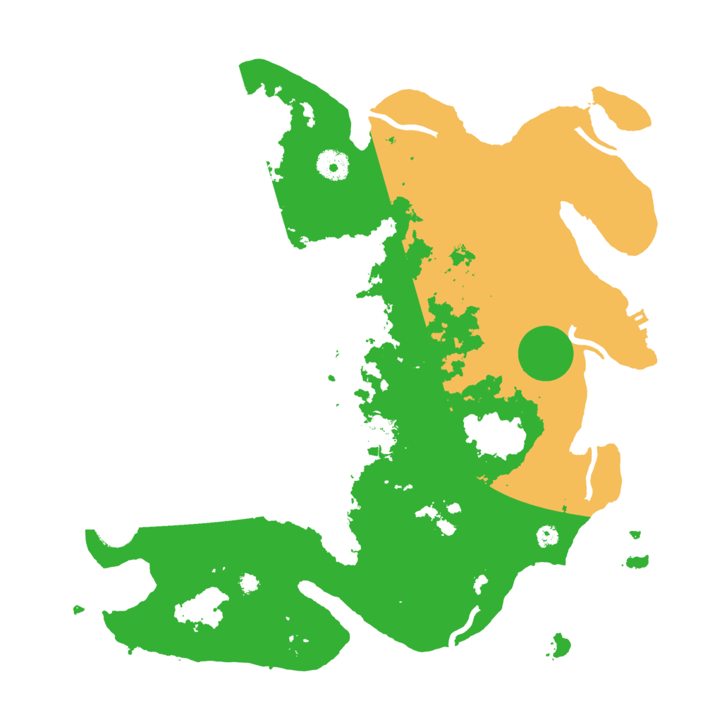 Biome Rust Map: Procedural Map, Size: 3450, Seed: 91890607
