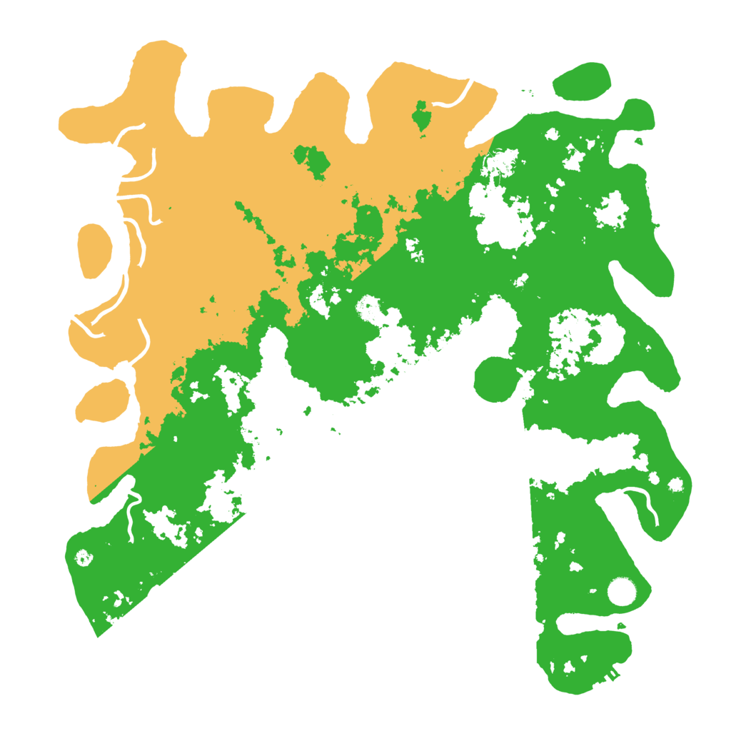 Biome Rust Map: Procedural Map, Size: 4500, Seed: 12777