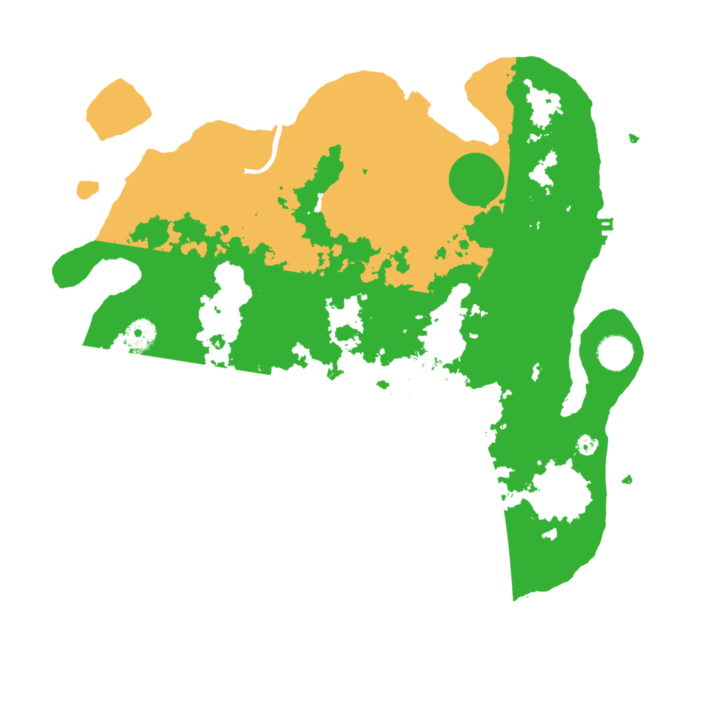 Biome Rust Map: Procedural Map, Size: 3500, Seed: 68995