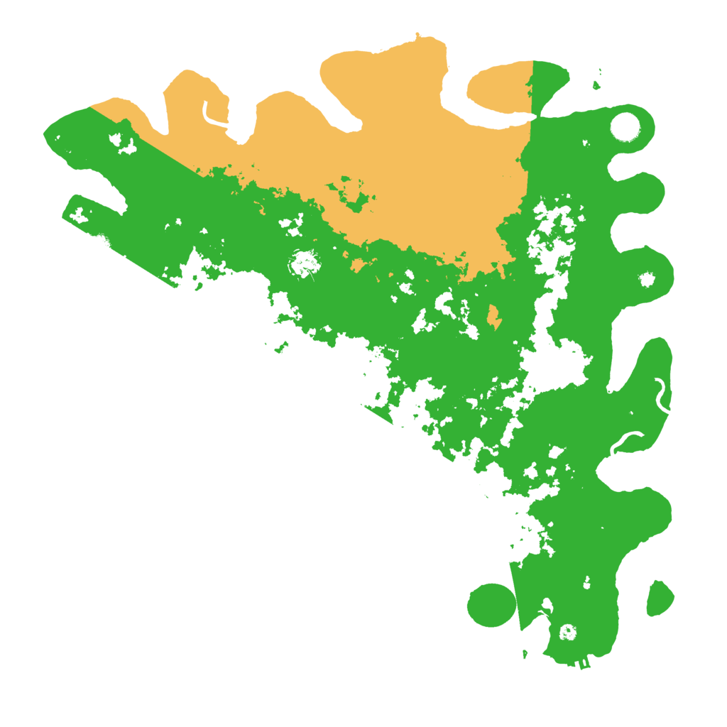 Biome Rust Map: Procedural Map, Size: 4400, Seed: 34918612