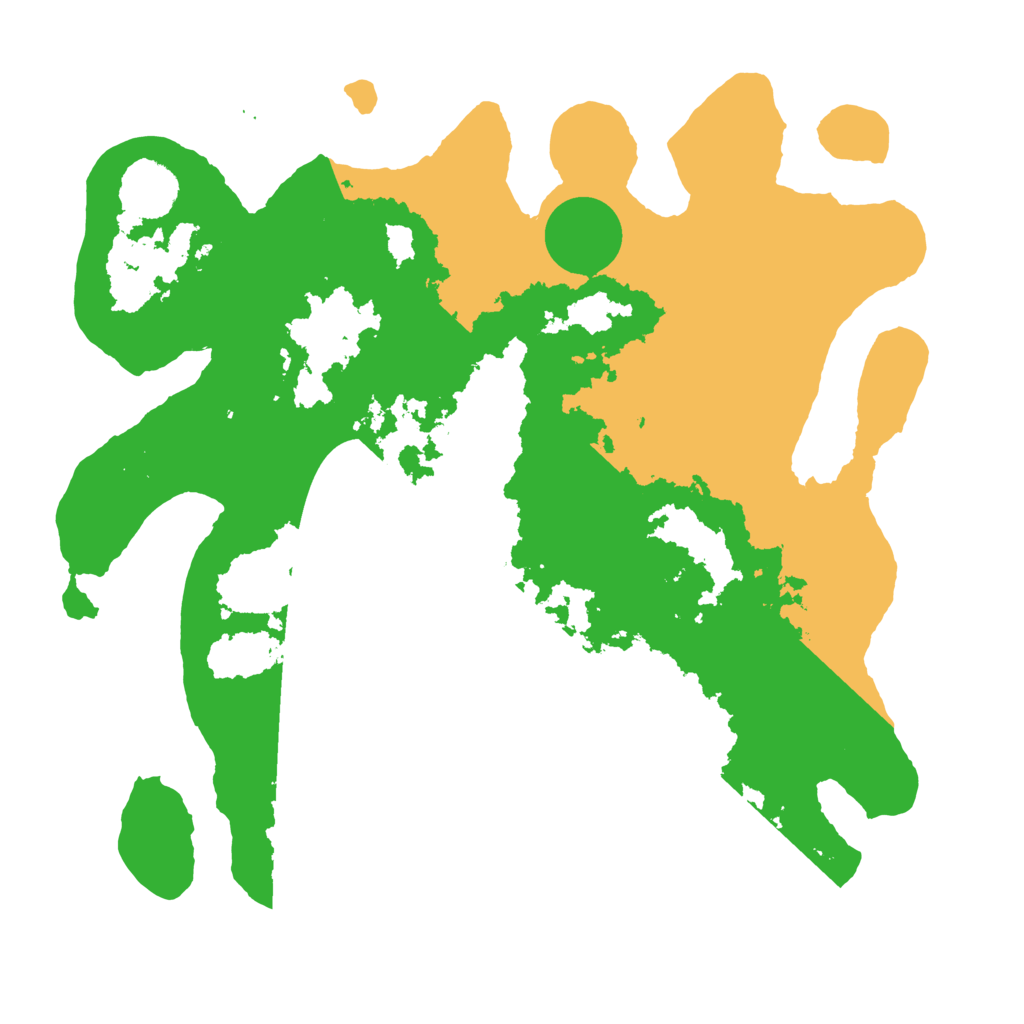 Biome Rust Map: Barren, Size: 3500, Seed: 72608529