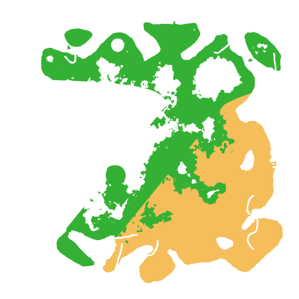 Biome Rust Map: Procedural Map, Size: 4000, Seed: 66299237