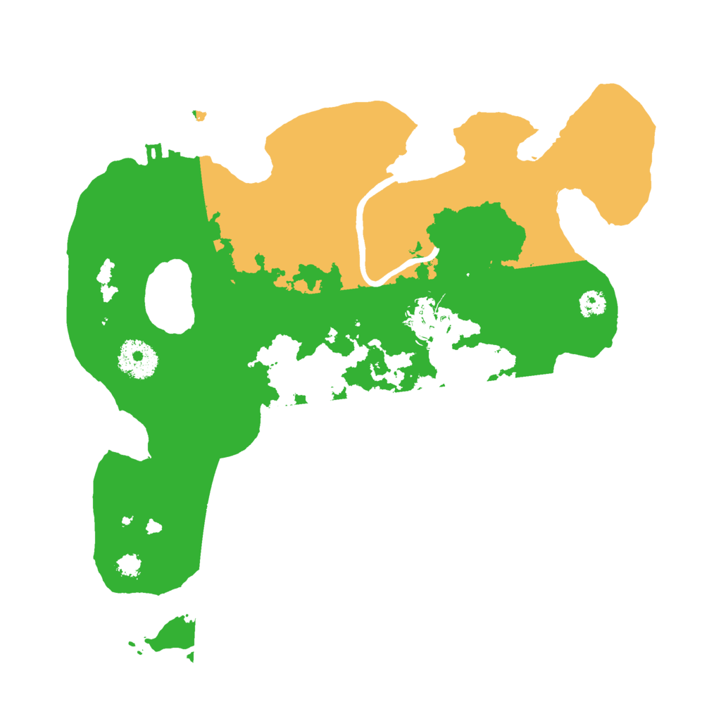 Biome Rust Map: Procedural Map, Size: 2800, Seed: 58810742