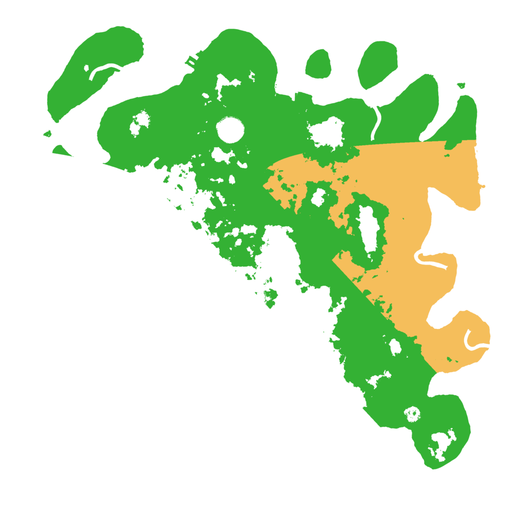 Biome Rust Map: Procedural Map, Size: 3500, Seed: 708424791