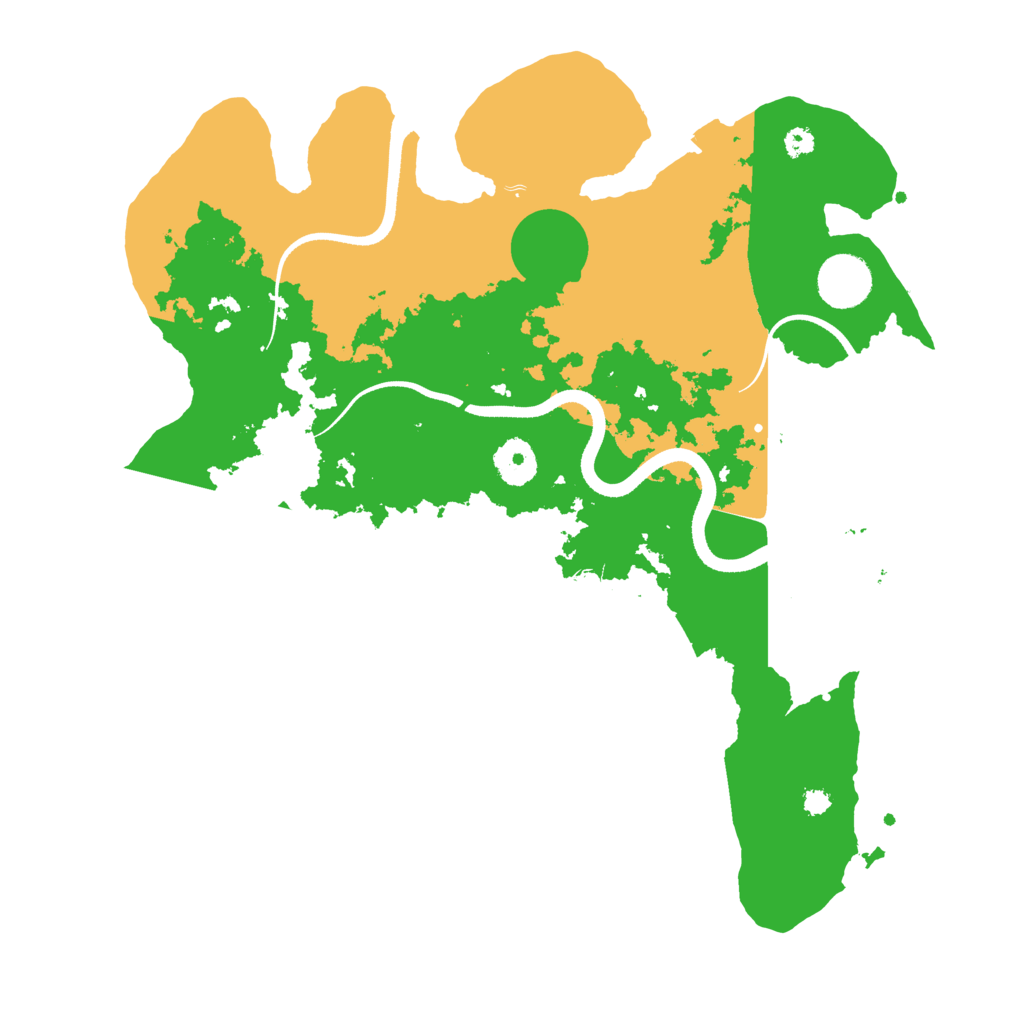 Biome Rust Map: Procedural Map, Size: 3500, Seed: 1398837296