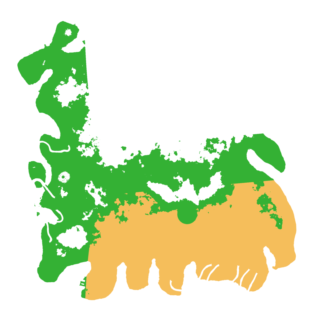 Biome Rust Map: Procedural Map, Size: 4250, Seed: 32190