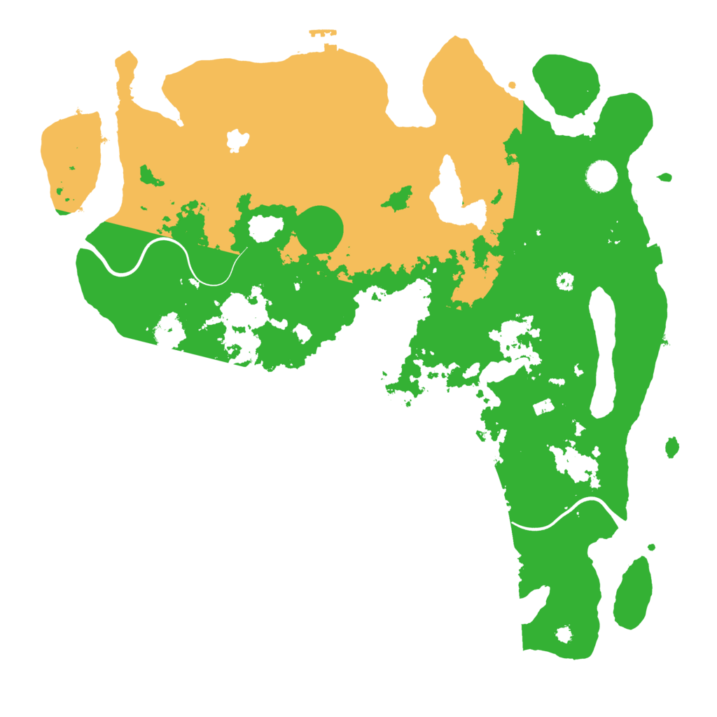 Biome Rust Map: Procedural Map, Size: 4000, Seed: 52582427