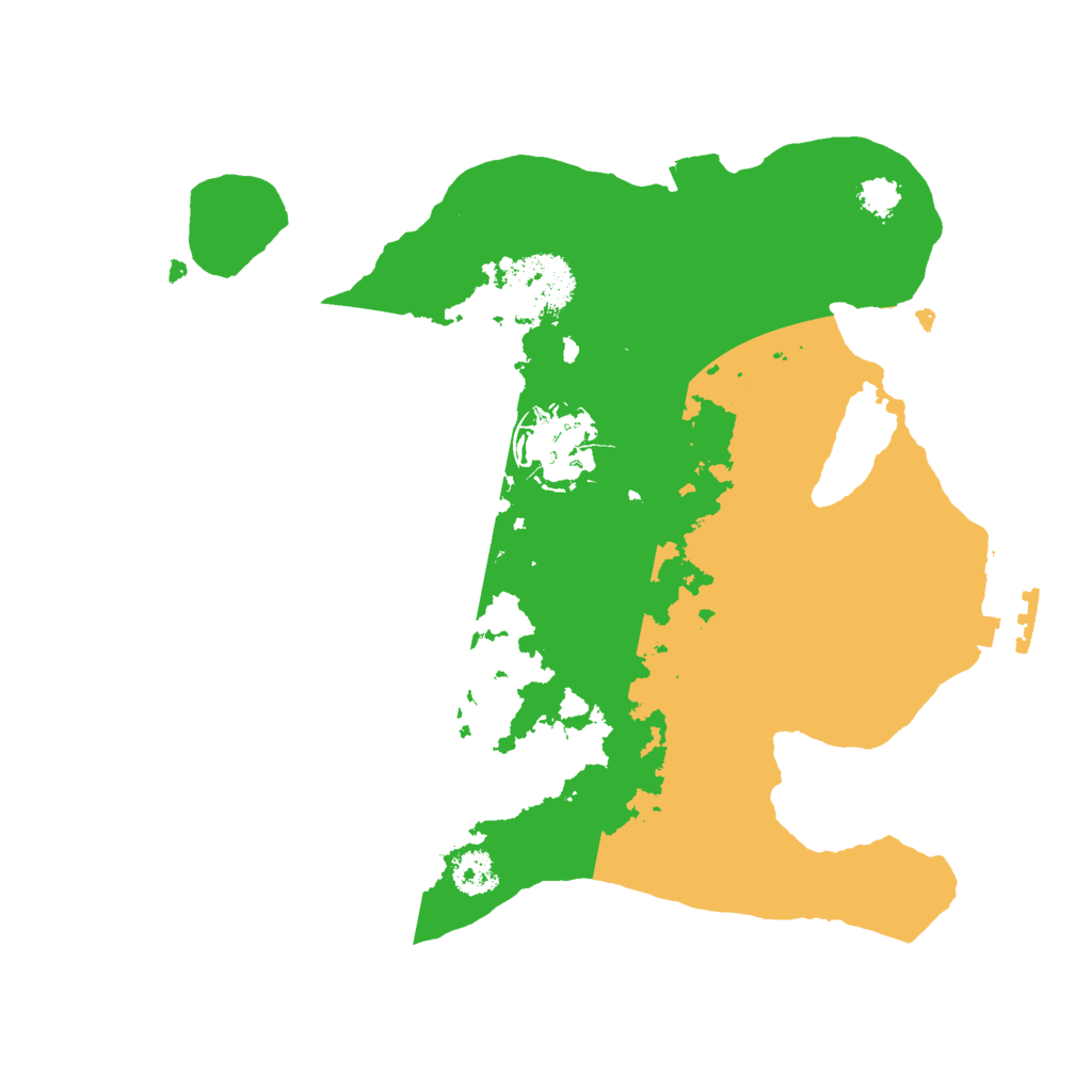 Biome Rust Map: Procedural Map, Size: 2500, Seed: 960382526