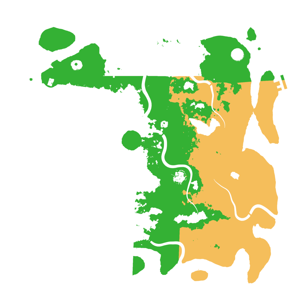 Biome Rust Map: Procedural Map, Size: 4250, Seed: 540762063