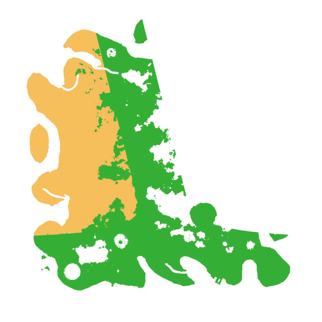 Biome Rust Map: Procedural Map, Size: 3500, Seed: 671516