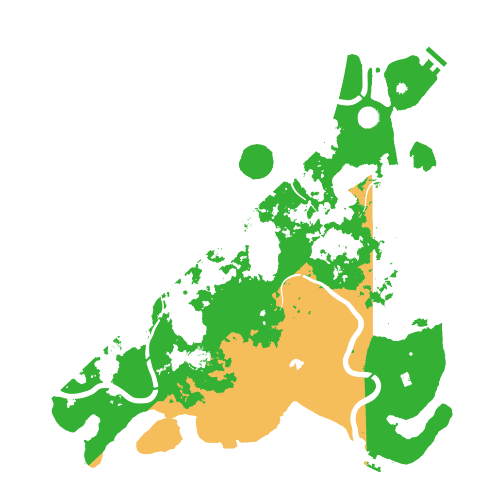 Biome Rust Map: Procedural Map, Size: 4050, Seed: 1209895693