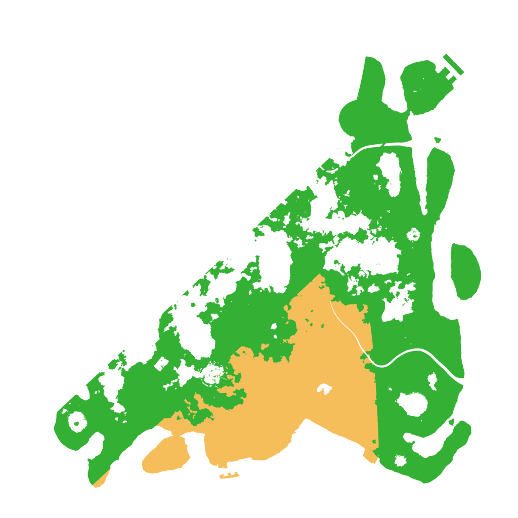 Biome Rust Map: Procedural Map, Size: 4050, Seed: 1209895693