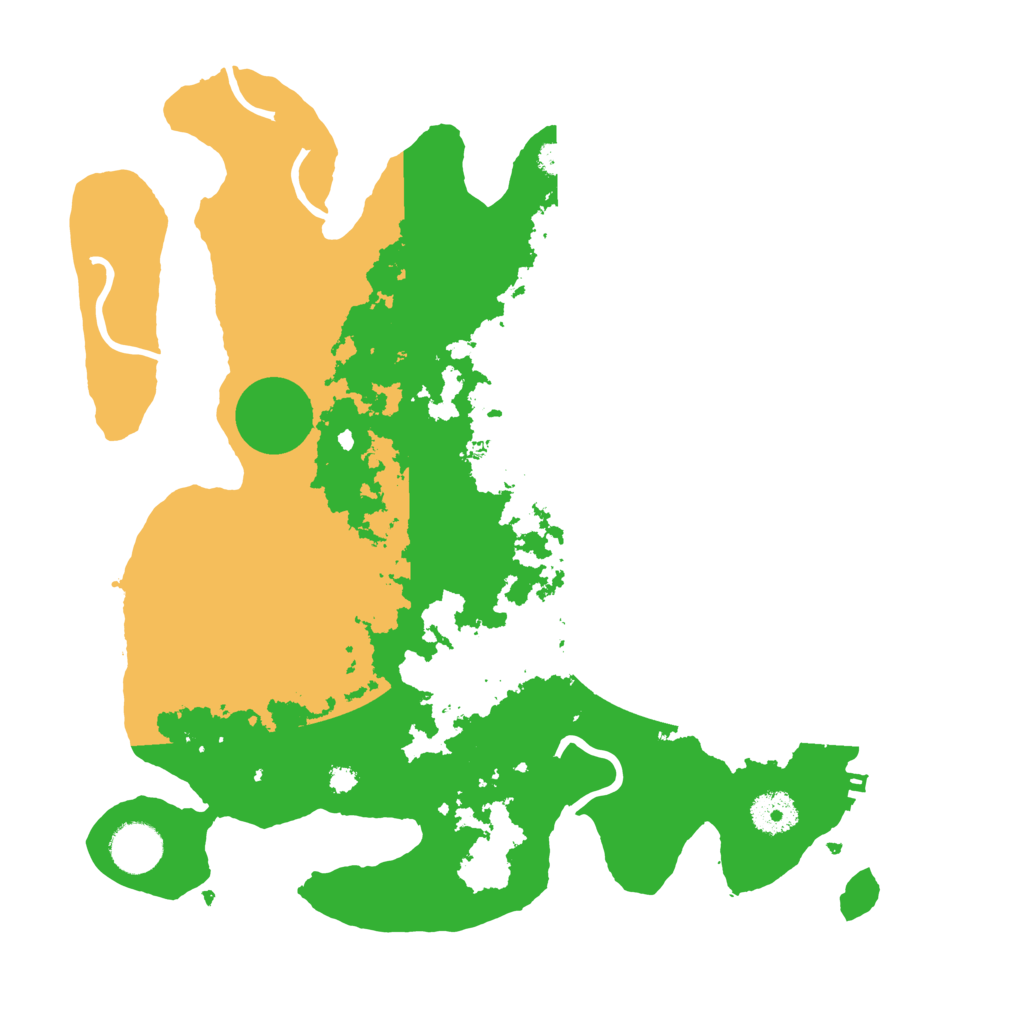Biome Rust Map: Procedural Map, Size: 3500, Seed: 771019300
