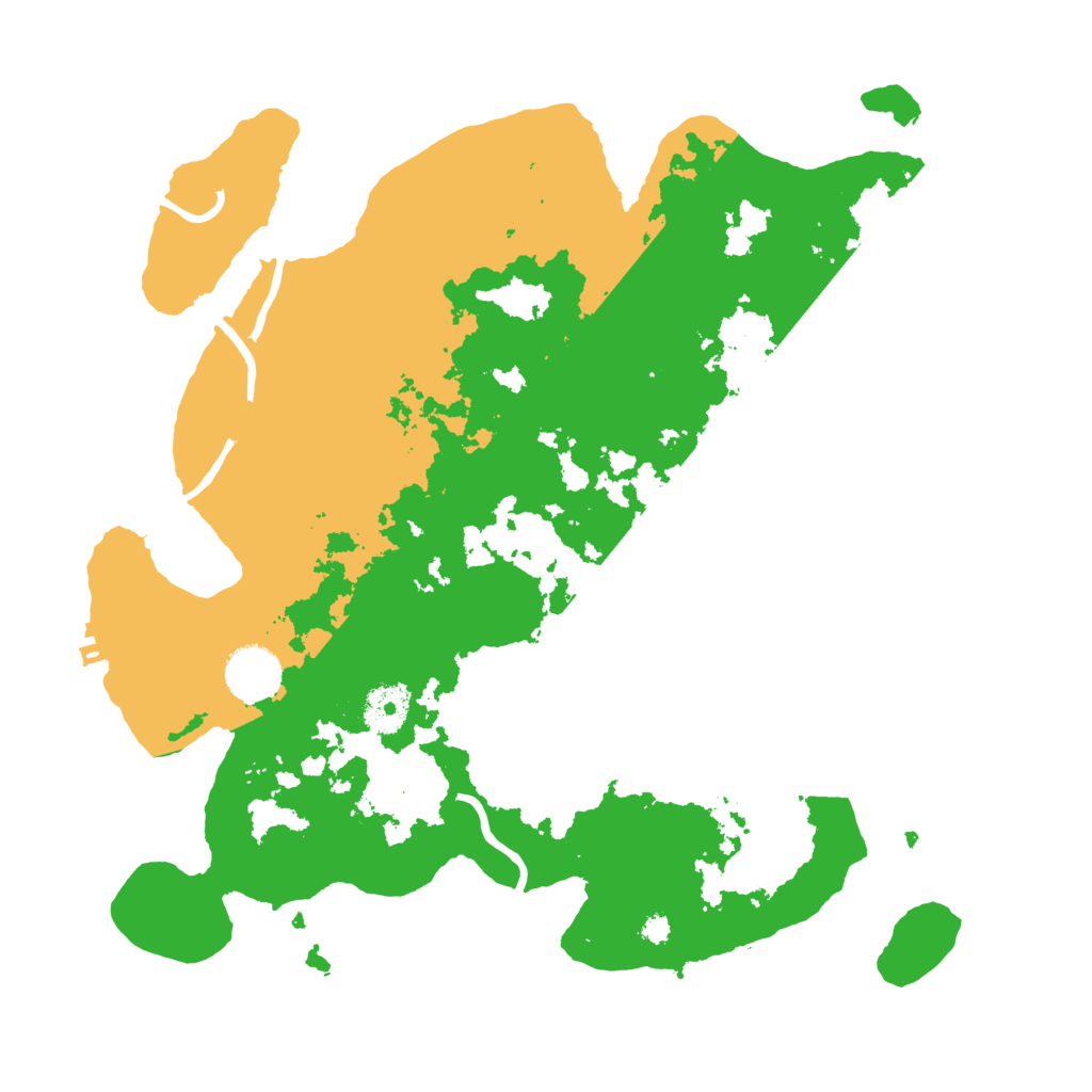 Biome Rust Map: Procedural Map, Size: 3500, Seed: 798073578