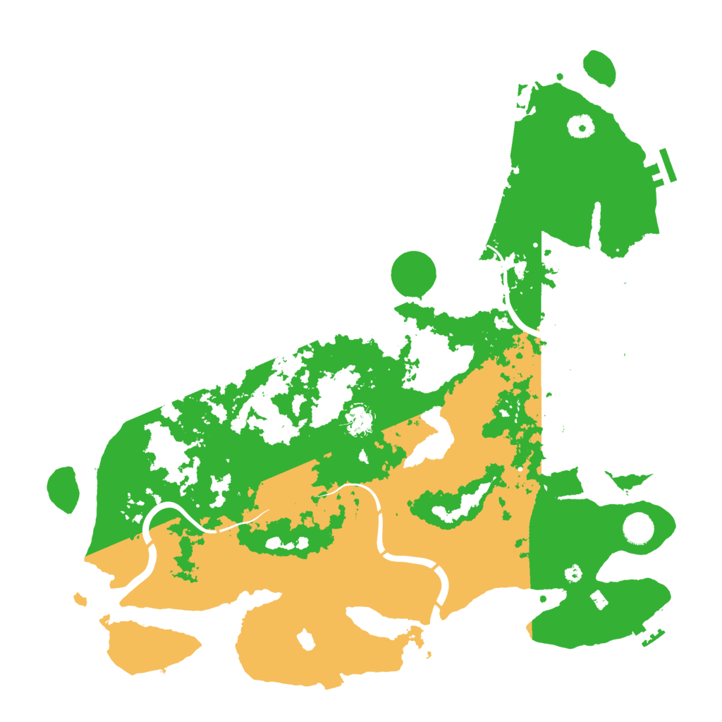 Biome Rust Map: Procedural Map, Size: 4250, Seed: 690669083