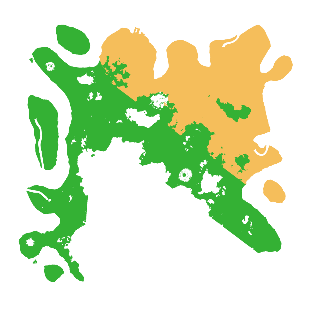 Biome Rust Map: Procedural Map, Size: 3600, Seed: 318