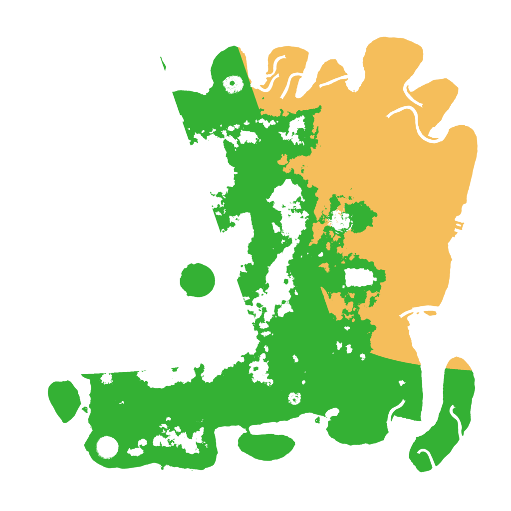Biome Rust Map: Procedural Map, Size: 4100, Seed: 33125708