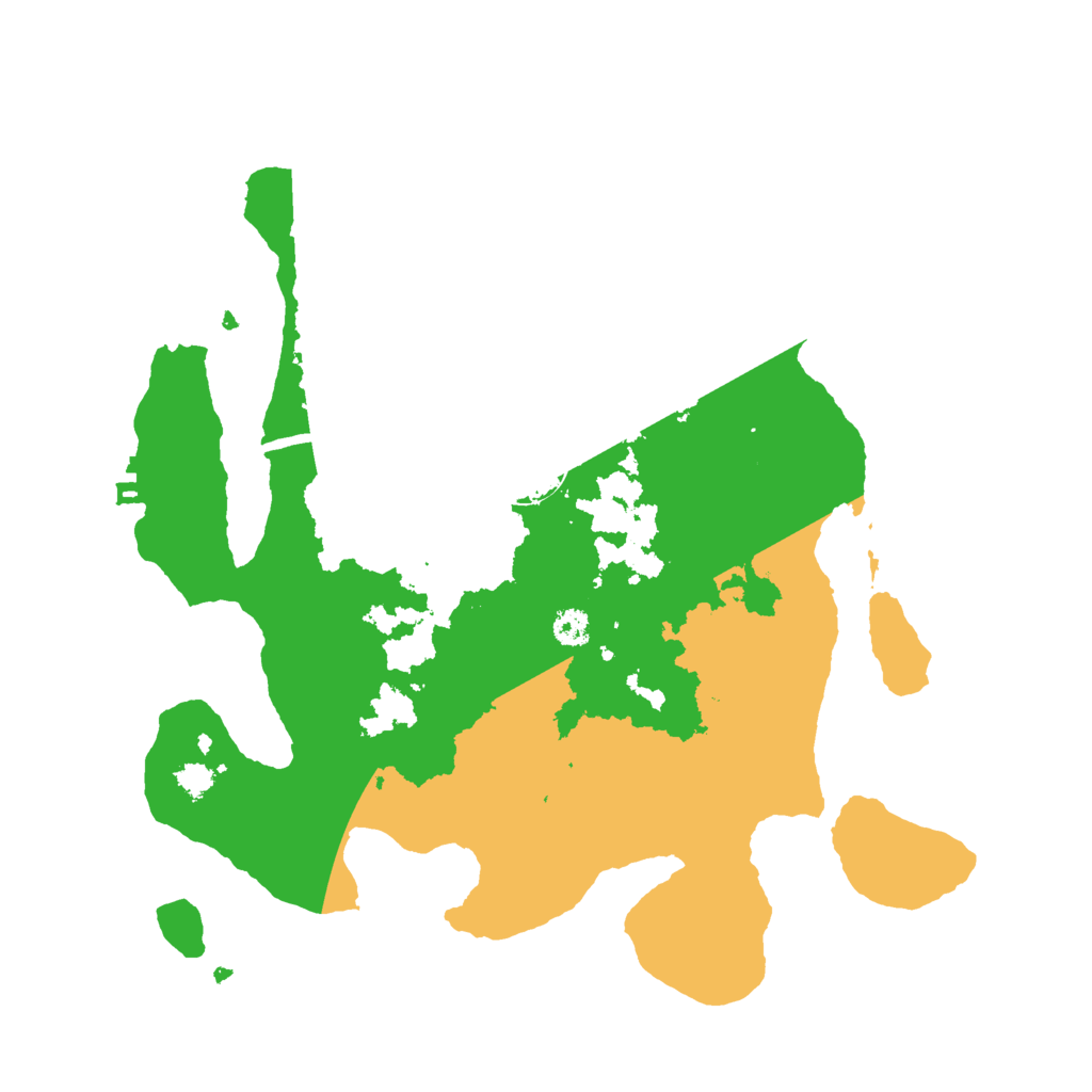 Biome Rust Map: Procedural Map, Size: 3000, Seed: 96323339