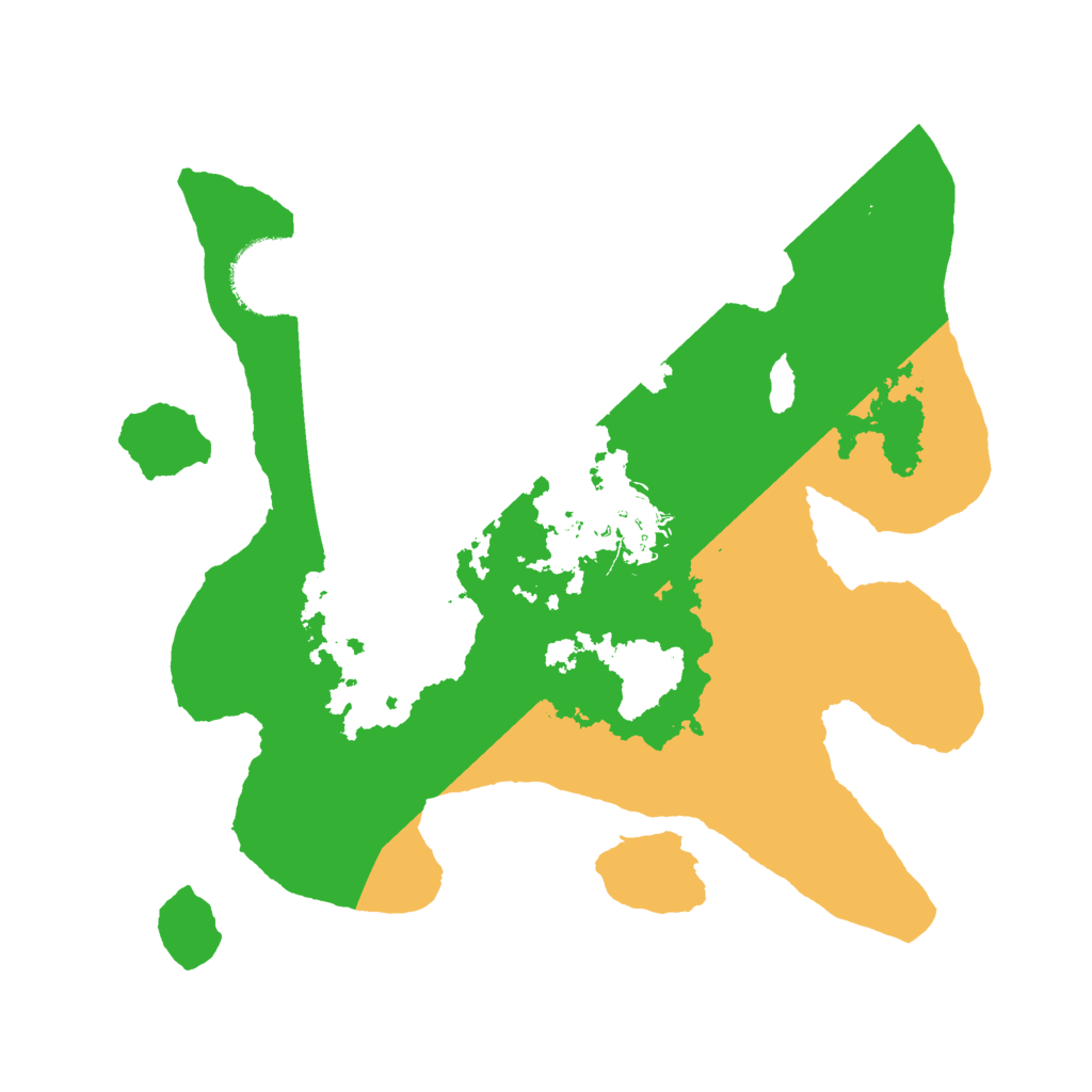 Biome Rust Map: Barren, Size: 2500, Seed: 1933372894