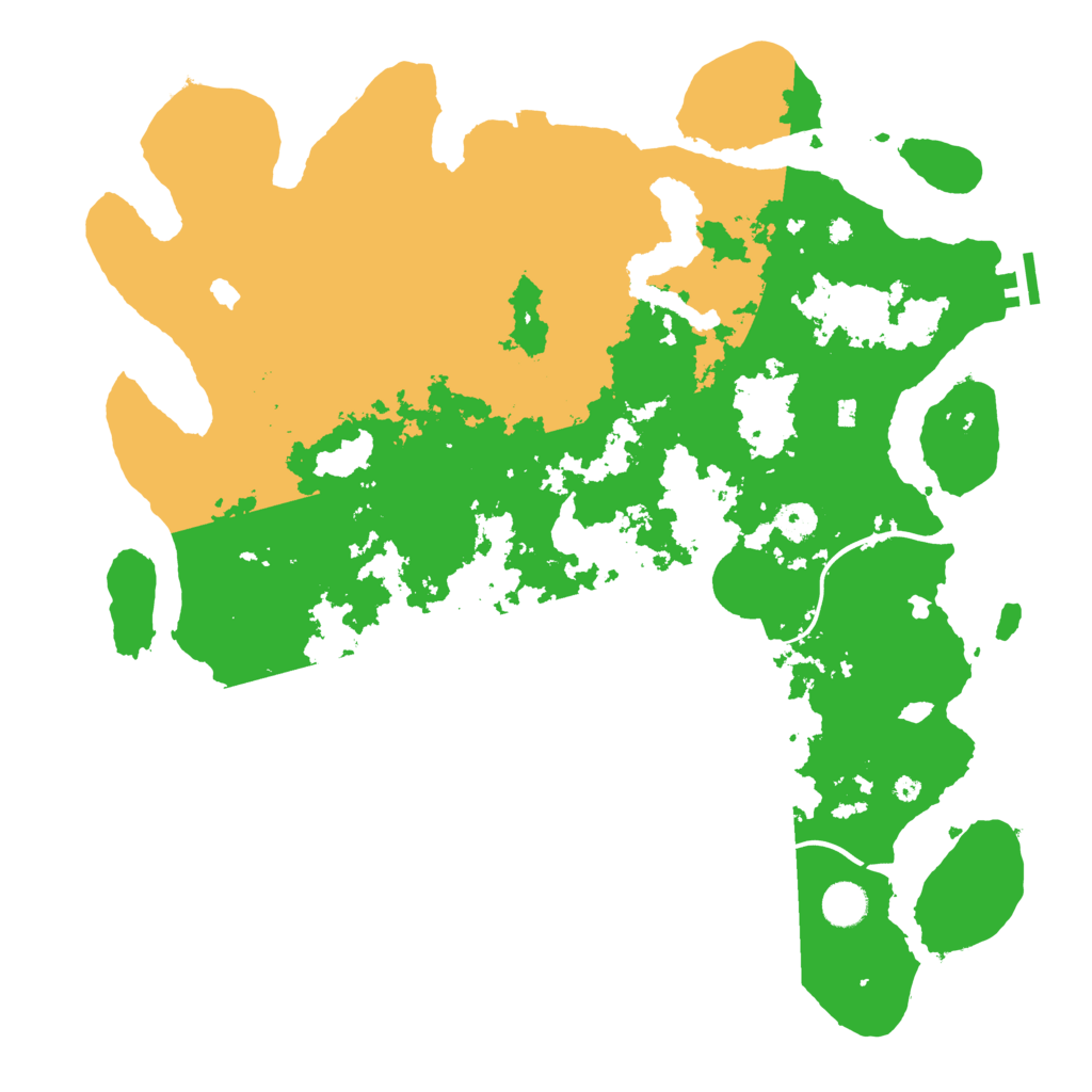 Biome Rust Map: Procedural Map, Size: 4250, Seed: 53533643