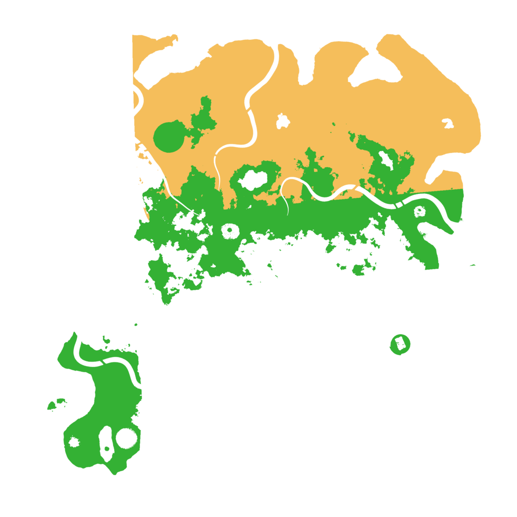 Biome Rust Map: Procedural Map, Size: 4500, Seed: 416681017