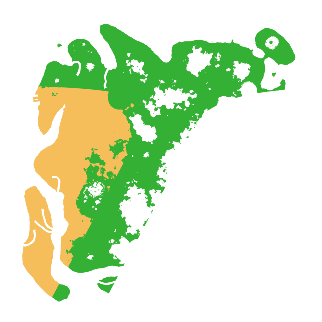 Biome Rust Map: Procedural Map, Size: 3800, Seed: 19437672